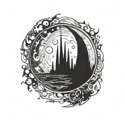 Moon from Soul Eater tattoo design idea