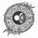 Moon from Soul Eater tattoo design idea