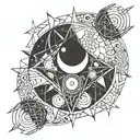 Moon from Soul Eater tattoo design idea
