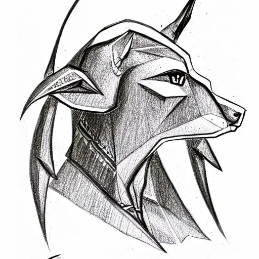 Anubis tattoo design idea