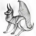 Anubis tattoo design idea