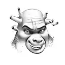 shrek tattoo design idea