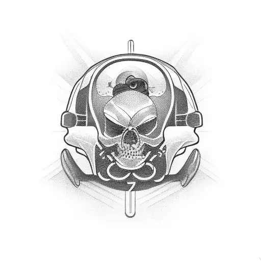 Elijah driving a customized car tattoo design idea