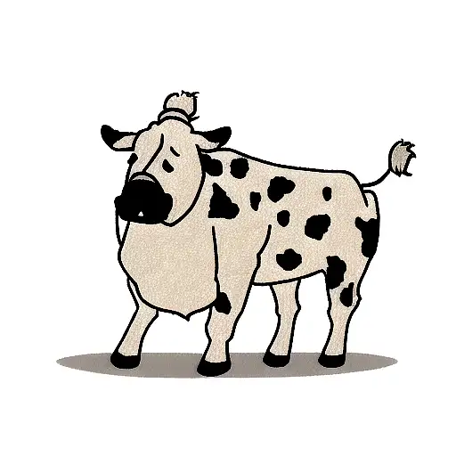 indian cow tattoo design idea