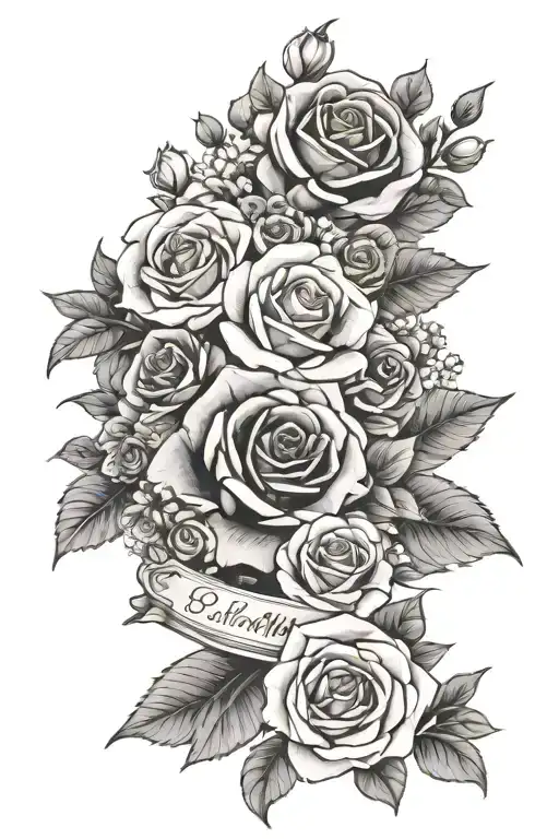 funeral service items, november birthday, september birthday tattoo design idea