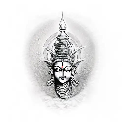 Mahadeva  tattoo design idea