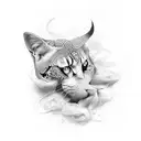 alternative reality  tattoo design idea