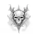 jiu-jitsu halloween tattoo design idea