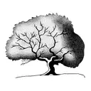 oak tree  tattoo design idea