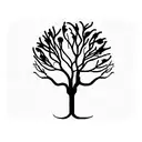 oak tree  tattoo design idea