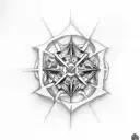 True north tattoo design idea