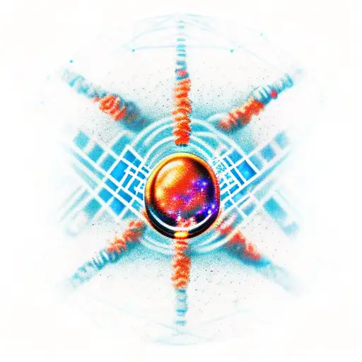 nuclear bomb DNA artificial intelligence tattoo design idea