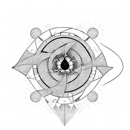 nuclear bomb DNA  tattoo design idea