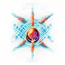 nuclear bomb DNA artificial intelligence tattoo design idea