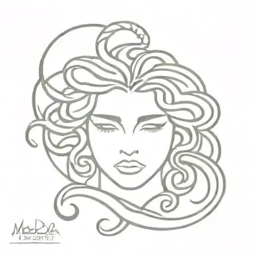 medusa tattoo design idea