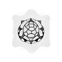 Create a tattoo featuring a detailed sketch of a casino chip with a basketball and a football inside, symbolizing your passion for sports and your occupation as a casino manager. tattoo design idea