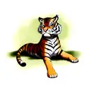 Tiger tattoo design idea