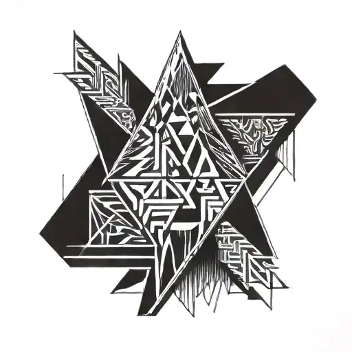 Never trust no one side tattoo design idea