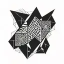 Never trust no one side tattoo design idea