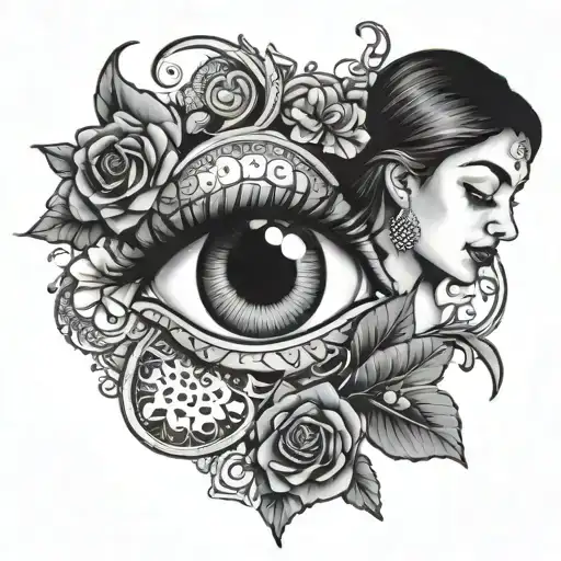 Kajal's  and broken heart  tattoo design idea