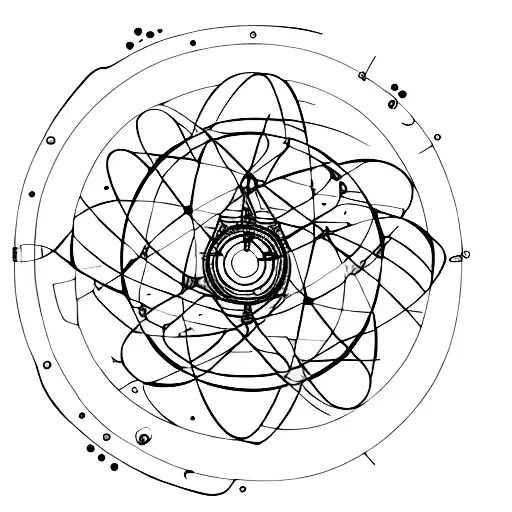 A minimalist representation of a bicycle wheel and music equalizer combined tattoo design idea