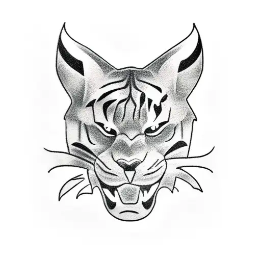 Nissan skyline katana tiger ak 47  Jdm tokyo  tattoo design idea