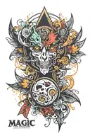Magic the Gathering tattoo design idea