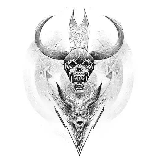 Tyr tattoo design idea