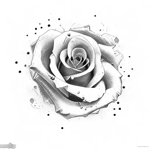 mom roses dead tattoo design idea
