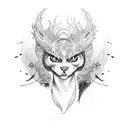 Elvira tattoo design idea