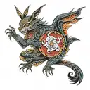 kyubi tattoo design idea