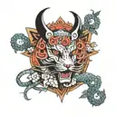 kyubi tattoo design idea