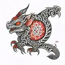 kyubi tattoo design idea