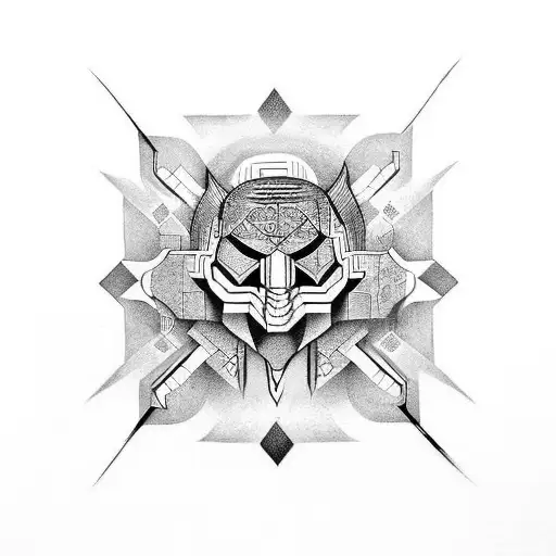 fenix con la palabra wabi-sabi encima tattoo design idea