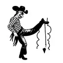 rodeo clown  tattoo design idea