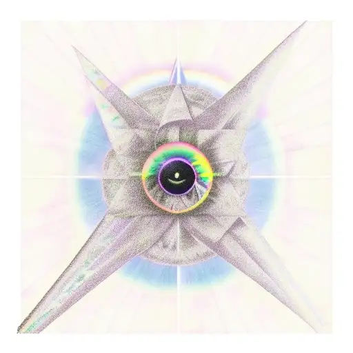 pink floyd dark side of the moon prism projection onto the foxglove flower from Flume's Skin album tattoo design idea