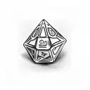Dice tattoo design idea