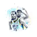kevin durant and leo messi tattoo design idea
