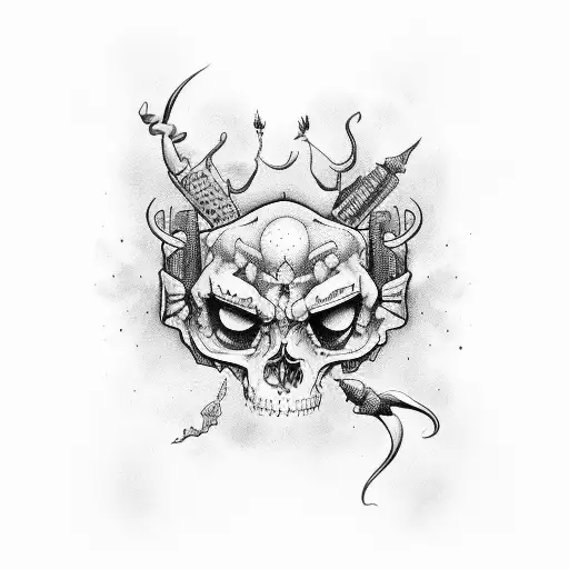 half shaded in Chicano font 333 tattoo design idea