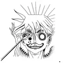 no longer human junji Ito  tattoo design idea