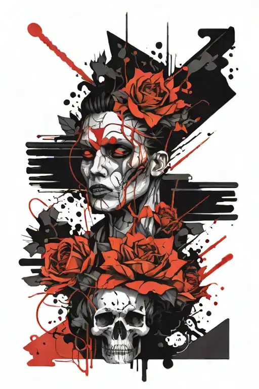 Necromancer tattoo design idea