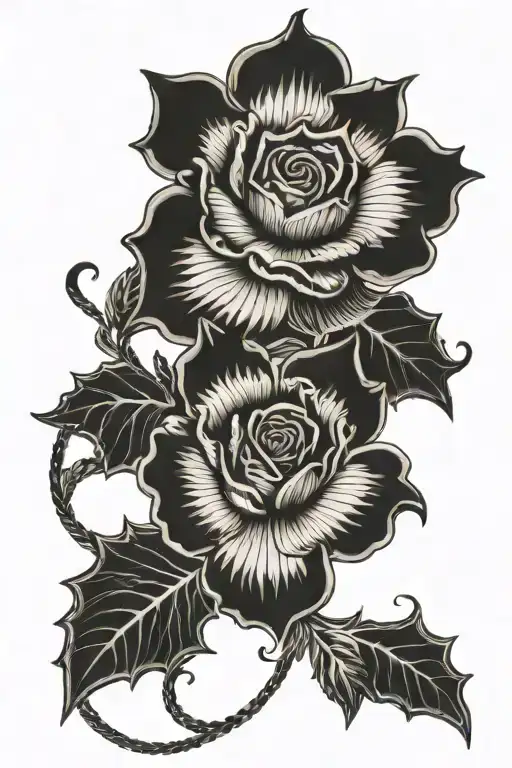 Inscribed tattoo design idea