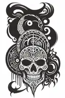 Necromancer tattoo design idea