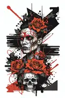 Necromancer tattoo design idea