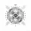 symbol friendship  tattoo design idea