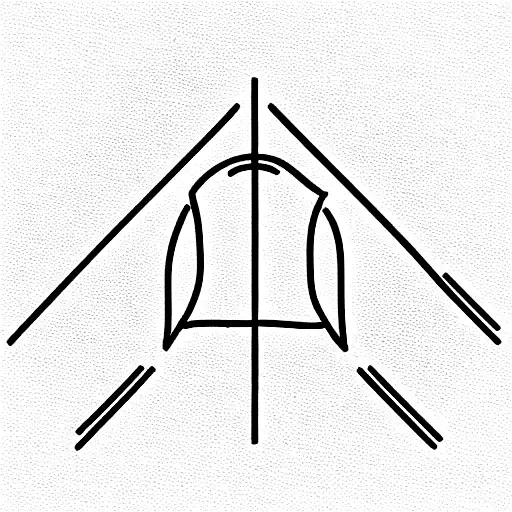 geometric line work  tattoo design idea