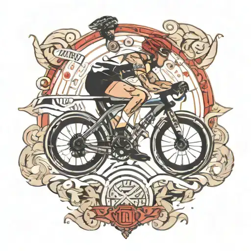 Triathlon Ironman  Nil nehri tattoo design idea