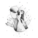 rock dancing couple  tattoo design idea