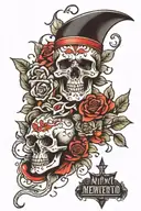 moment die memento live tattoo design idea