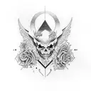 Pure Evil quote  tattoo design idea